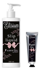 Elisium, Flexy Gel System, базовый набор: гель и жидкость, 2 шт.