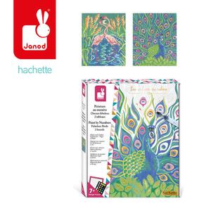 Janod, Творческий набор, Картина по номерам, Великолепные птицы