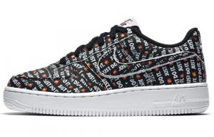 Кроссовки Nike Air Force 1 Low Just Do It Pack Black GS
