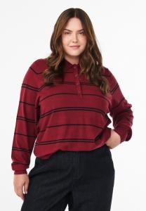 Джемпер Zizzi Jumper, Cabernet Comb/Dark Red