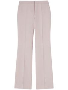 Jil Sander брюки строгого кроя со складками, розовый
