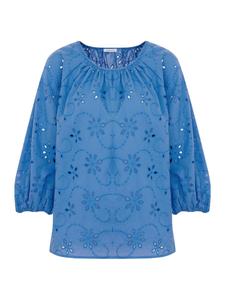 Блуза SEIDENSTICKER Schwarze Rose, Royal Blue