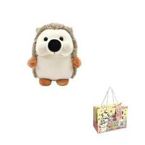 Игрушка плюшевый ежик кукла плюш 18см высота KUMAOYA