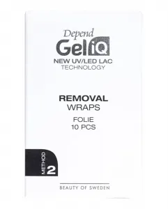 Полоски для снятия гель-лака Gel iQ Removal Wraps Folie Beter