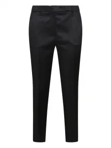 Брюки прямого кроя из хлопка Incotex, черный