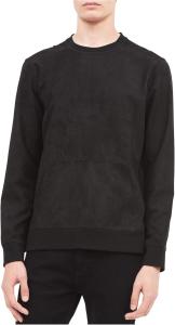 Мужская толстовка Calvin Klein из искусственной замши, Black