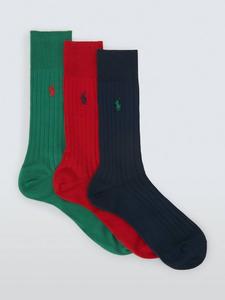 Носки Polo Pony из хлопковой смеси Ralph Lauren, Pack of 3