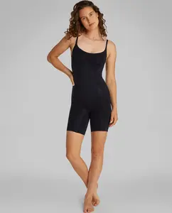 Короткий высокий удерживающий корсет SECURE SCULPT Calvin Klein, черный