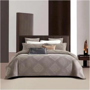 IBDRYKK Комплект постельного белья из хлопкового жаккардового вафельного полотна с ромбовидным узором в стиле бохо