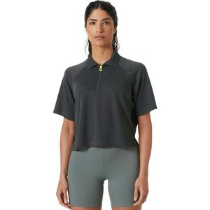 Женская укороченная рубашка-поло на молнии Inshore Helly Hansen Helly Hansen, Ebony