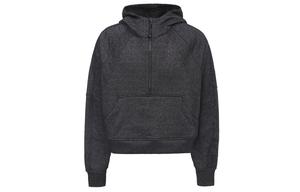 Худи Scuba Oversized Half Zip Lululemon, черный