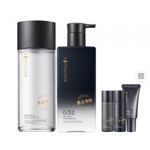 Мужское очищающее молочко Specialized для контроля жира и сужения пор 200г/200г*2 Simpcare