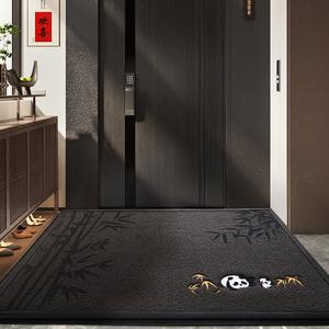 Dajiang Ковер 120х180 см для прихожей в стиле панда бамбук, грязеотталкивающий, долговечный