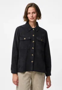 Блузка на пуговицах pceffi Pieces, Black