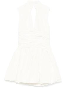 Patou платье мини с открытой спиной, белый