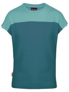 Спортивная футболка Trollkids Bergen, цвет Grün/Türkis