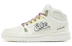 Кеды, скейтборд обувь женская высокая Oak Bud белый/спирулина зеленый Erke