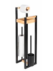 Wenko Аксессуары для туалета 'Braidi' в черном цвете
