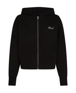 Фирменная толстовка на молнии Karl Lagerfeld, черный