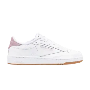 Кроссовки Reebok Wmns Club C 85 'White Infused Lilac', белый