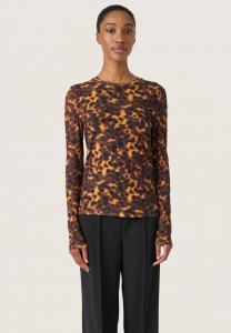 Топ с длинными рукавами Soaked in Luxury, коричневый