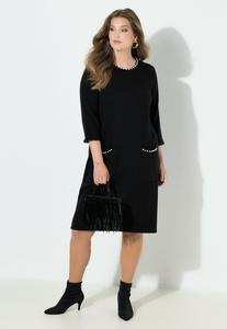 Платье MIAMODA A-LINIE ZIERPERLEN FRANSENKANTEN, Black