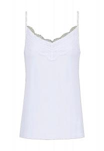 Кружевная майка Grace на тонких бретелях для женщин mey, белый
