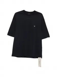 Футболка с принтом логотипа Emporio Armani, синий