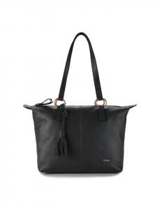 Сумка-шоппер Calico Leather 39 см черного цвета PICARD