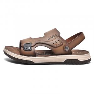 G＇VILL Пляжные сандалии мужские чёрные/хаки, цвет Khaki