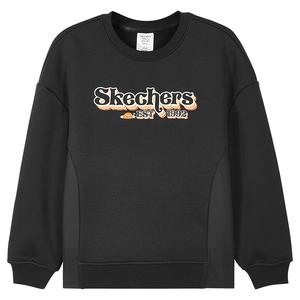 Свитшот для начальной школы Skechers, Carbon Black-0018