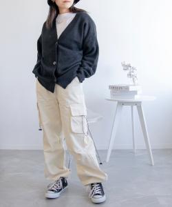 Кардиган свободного кроя в корейском стиле Aimoha - Select -, цвет Black