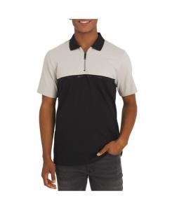 Мужская хлопковая рубашка-поло Highwalk на молнии DKNY, Moonstuck