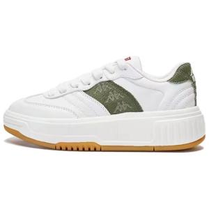 Кроссовки Kappa Skateboarding Shoes Women's Low-top White/Green, зеленый