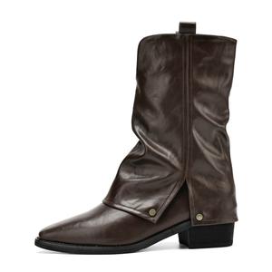 DAPHNE Ботильоны женские коричневые без подкладки/черные без подкладки