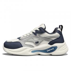 Кроссовки мужские Lifestyle Shoes Men Low-Top Deerway, бежевый/черный