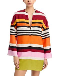 Сарафан из льна Siena для пляжа Cala de la Cruz, мультиколор