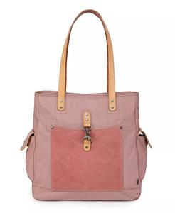 Холщовая сумка-тоут Valley and Sky TSD BRAND, розовый