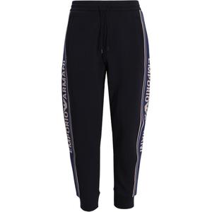 Брюки Track с логотипом EMPORIO ARMANI, темно-синий