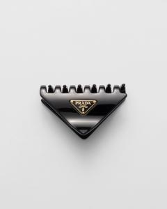 Заколка-коготь из плексигласа Prada, черный