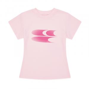 Футболка женская Crying Center, кремово-розовая