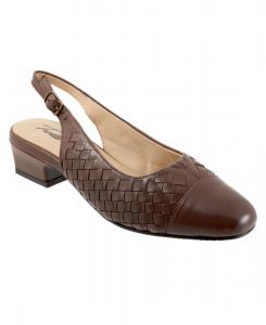 Женские плетеные туфли Dea Trotters, Dark brown