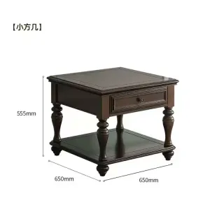 Yu Senyi Комод 65х65х65 см для гостиной из массива дерева в американском стиле, 4-6 ящиков, настенный, винтажный