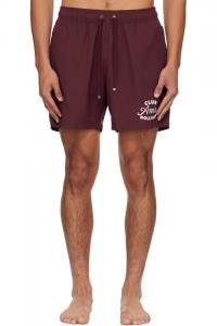 Amiri Плавки бордового цвета "club amiri"