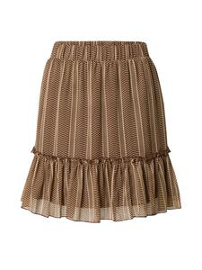 Юбка Vila NORA, цвет Brown/Light Brown