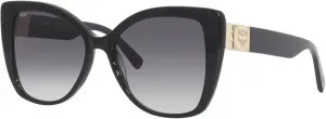 Солнцезащитные очки MCM Butterfly MCM724S 001, черно-золотые, 56 мм, Black