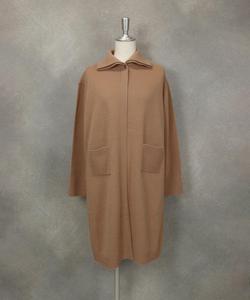 Длинный вязаный кардиган из 100% шерсти Studio Picone, цвет Beige(019)