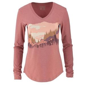 Женская футболка с длинным рукавом из нетипичной серии Legendary Whitetails, Ash Rose Heather