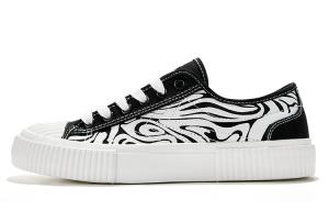 Женские черные противоскользящие износостойкие кеды Feiyue