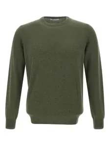 Ребристый свитер с круглым вырезом Kangra, зеленый